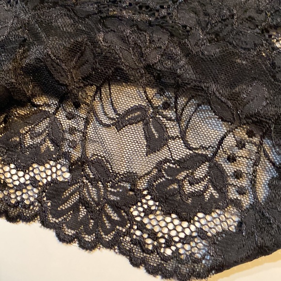 NWT Tracy cheeky boy shorts(?) hipsters(?) black lace panties NEW - Picture 5 of 9